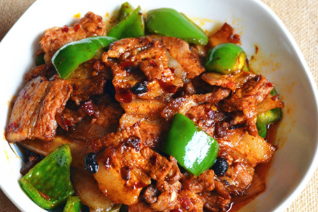 一份特制的鹽煎肉